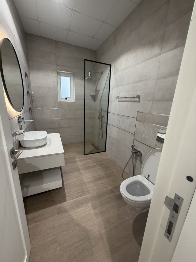 New villa finishing and handover: bathroom