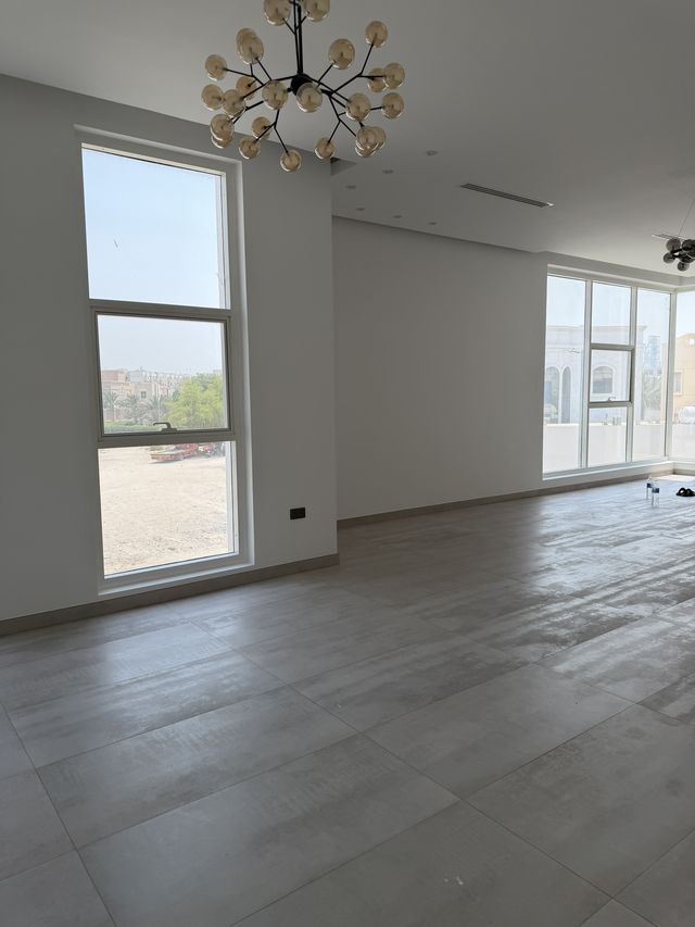 New villa finishing and handover: bedroom