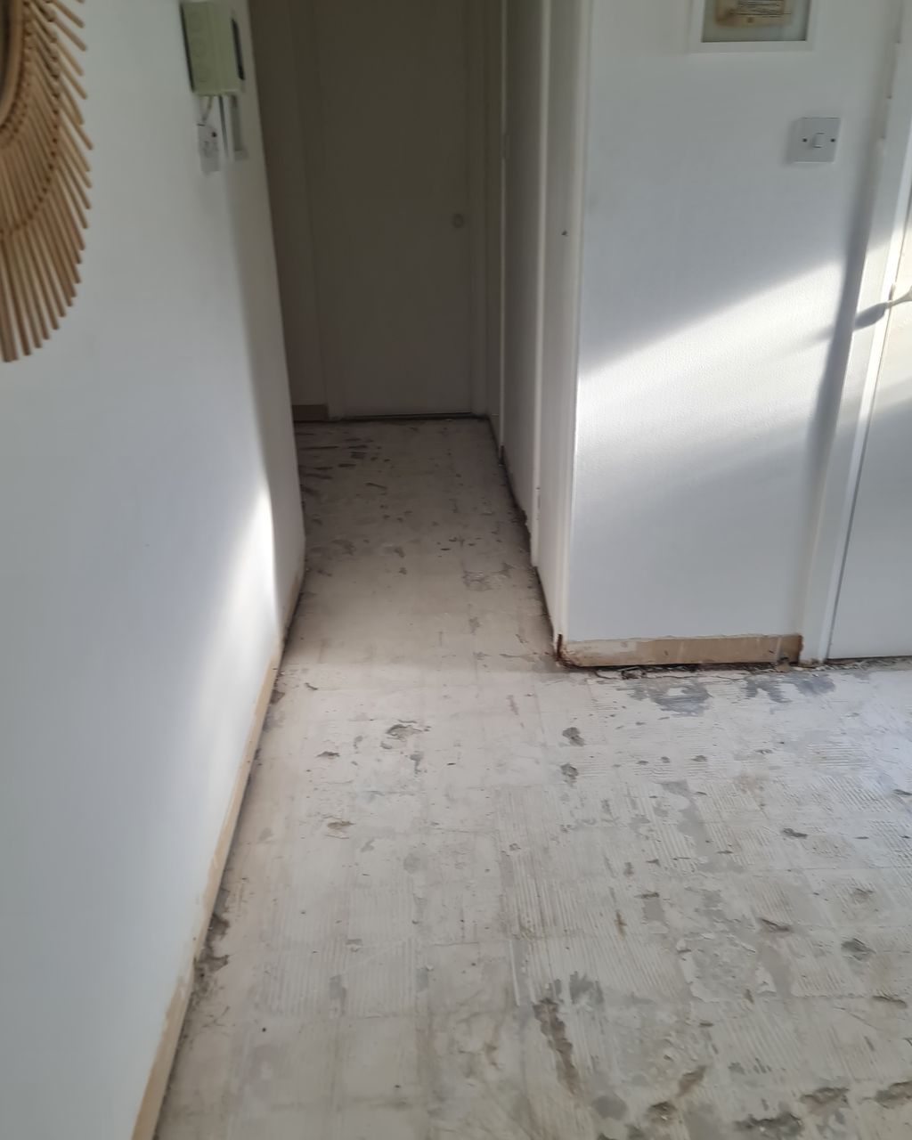 Before: Villa floors re-tiled