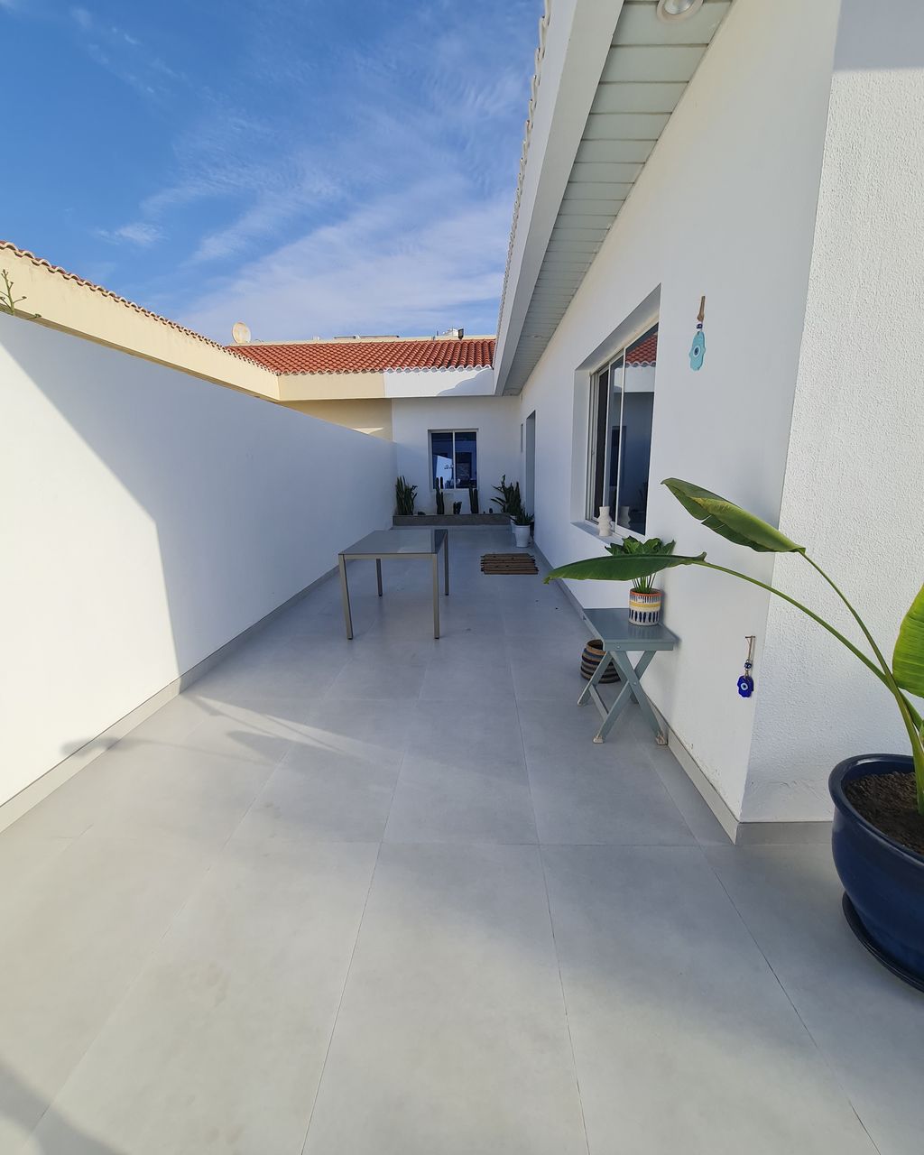 After: Side path tiled